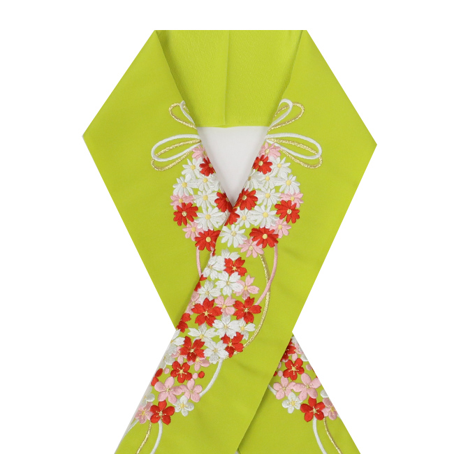 【mきもの❁振袖様 リクエスト】 半襟　3点  おまとめ　※新品 kimono cafe レンタル Sランク 振袖 刺繍半衿 豪華な刺しゅう