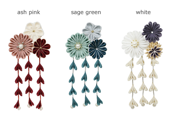 kimono cafe（キモノカフェ） 髪飾り 成人式 卒業式 つまみ細工 花