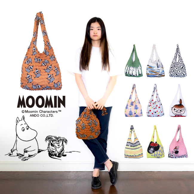 MOOMIN（ムーミン） エコバッグ レジバッグ 絞りバッグ Lサイズ