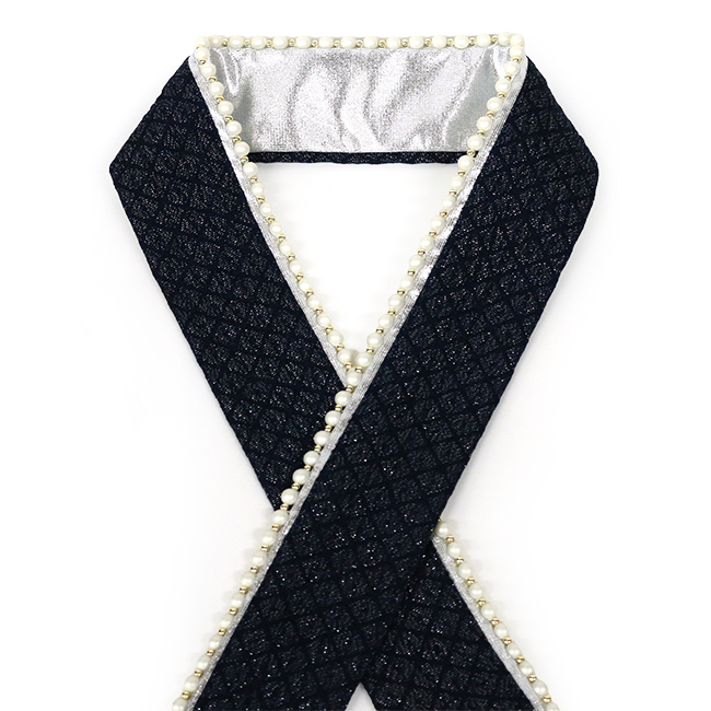 kimono cafe（キモノカフェ） 重ね衿 パール&ラメ重ね衿 振袖用 訪問