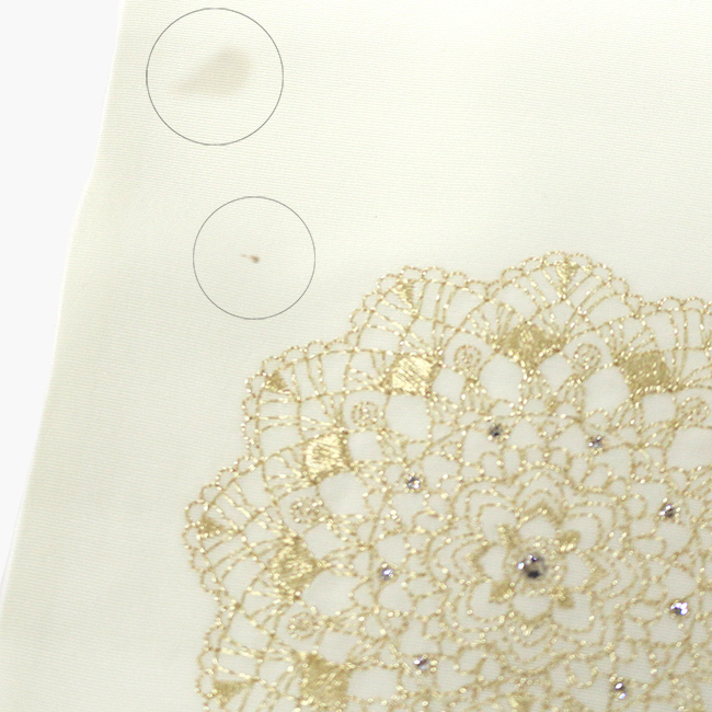 kimono cafe 訳あり 振袖 半衿 刺繍 正絹 全17柄 菊 梅 レース