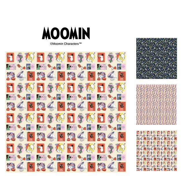 MOOMIN ムーミン 大判 風呂敷 110cm 綿 日本製 風呂敷バッグ 大きい風呂敷 ミィ ニョロニョロ 爆買い