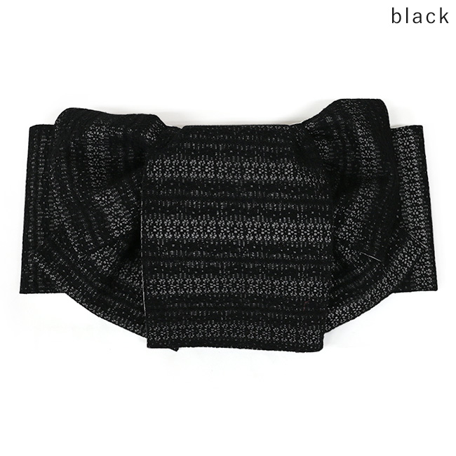 浴衣 作り帯 レース 大人 簡単に付けられる 黒 白 文庫リボン返し 浴衣帯 作り帯 付け帯