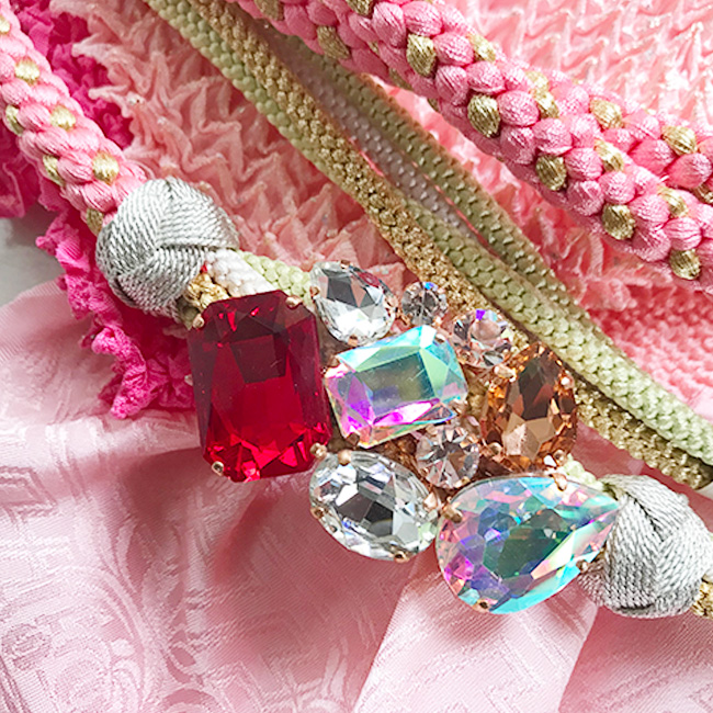 kimono cafe（キモノカフェ） 訳あり 振袖用帯締め帯揚げセット B品 難