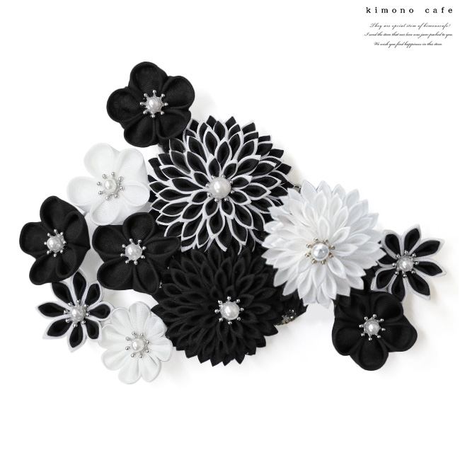 kimono cafe（キモノカフェ） 髪飾り 成人式 卒業式 髪飾りにも帯飾り