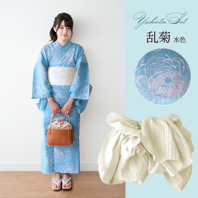 新品　ツモリチサトジュニア浴衣　150cm　13～14歳　青緑花柄　オフ白 楽天市場】ハイジュニア 女の子 浴衣 帯 2点セット 浴衣セット