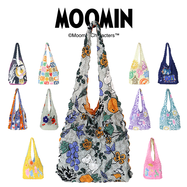 kimono cafe（キモノカフェ） MOOMIN 絞りバッグ ムーミン 11種類 新作