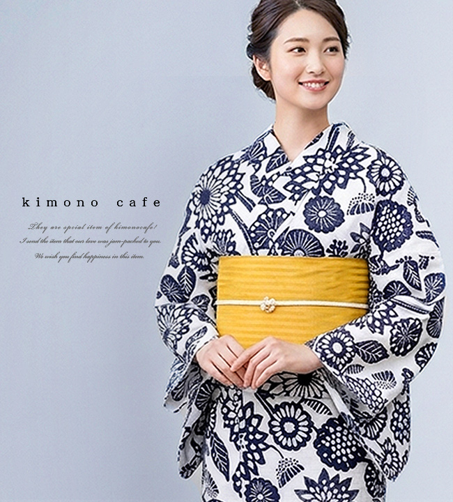 kimono cafe（キモノカフェ） 【30％OFF対象品】大人 浴衣帯 半幅帯 袴