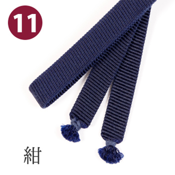 三分紐 真田紐 三部紐  帯〆 帯締め 飾り紐 かざり 長尺 長め 赤 青 紺 藍 黒 白 緑 紫 黄色 縞 日本製 おしゃれ かわいい シンプル | ブランド登録なし | 11