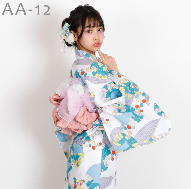 浴衣 子供 女の子 120 130 140 150 中学生 高校生 ジュニア キッズ