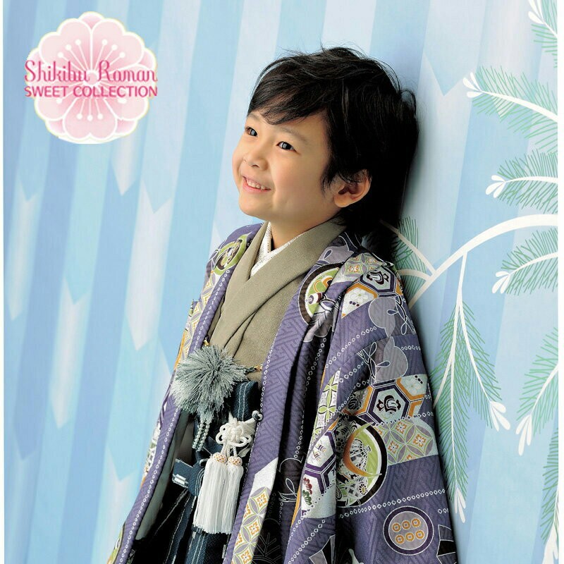 七五三 着物 3歳 レンタル 男の子 羽織袴 フルセット 着物セット