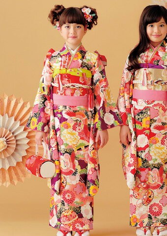 レンタル 七五三 7歳 女の子 着物 フルセット 着物セット 女の子用