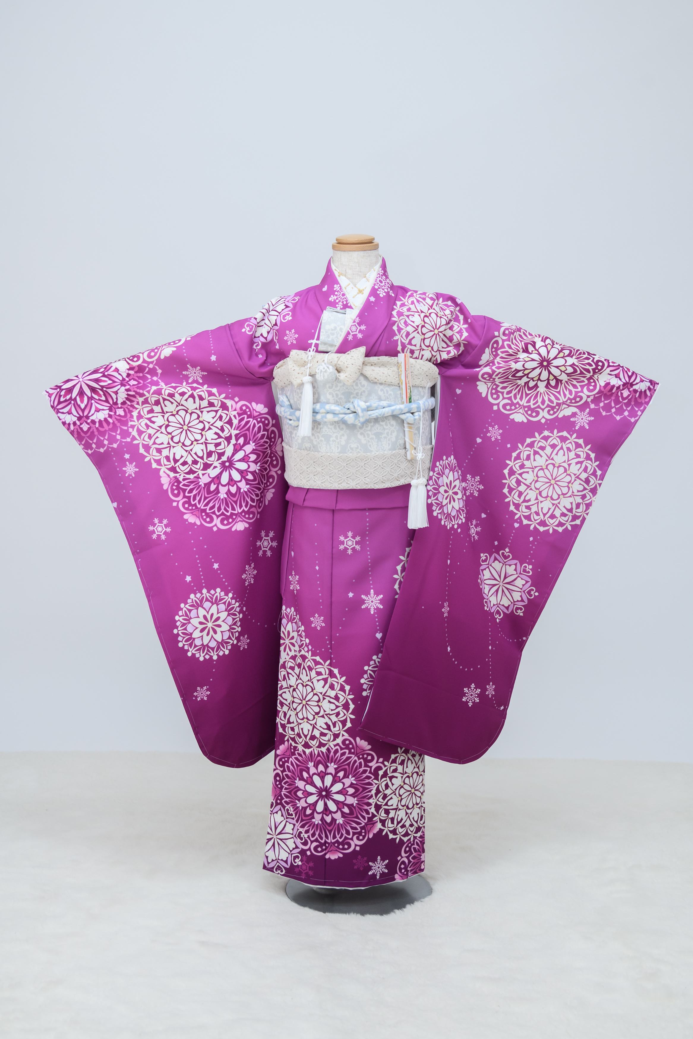 七五三 着物 7歳 女の子 着物セット 7才 京WA・KKA ブランド 絵羽柄