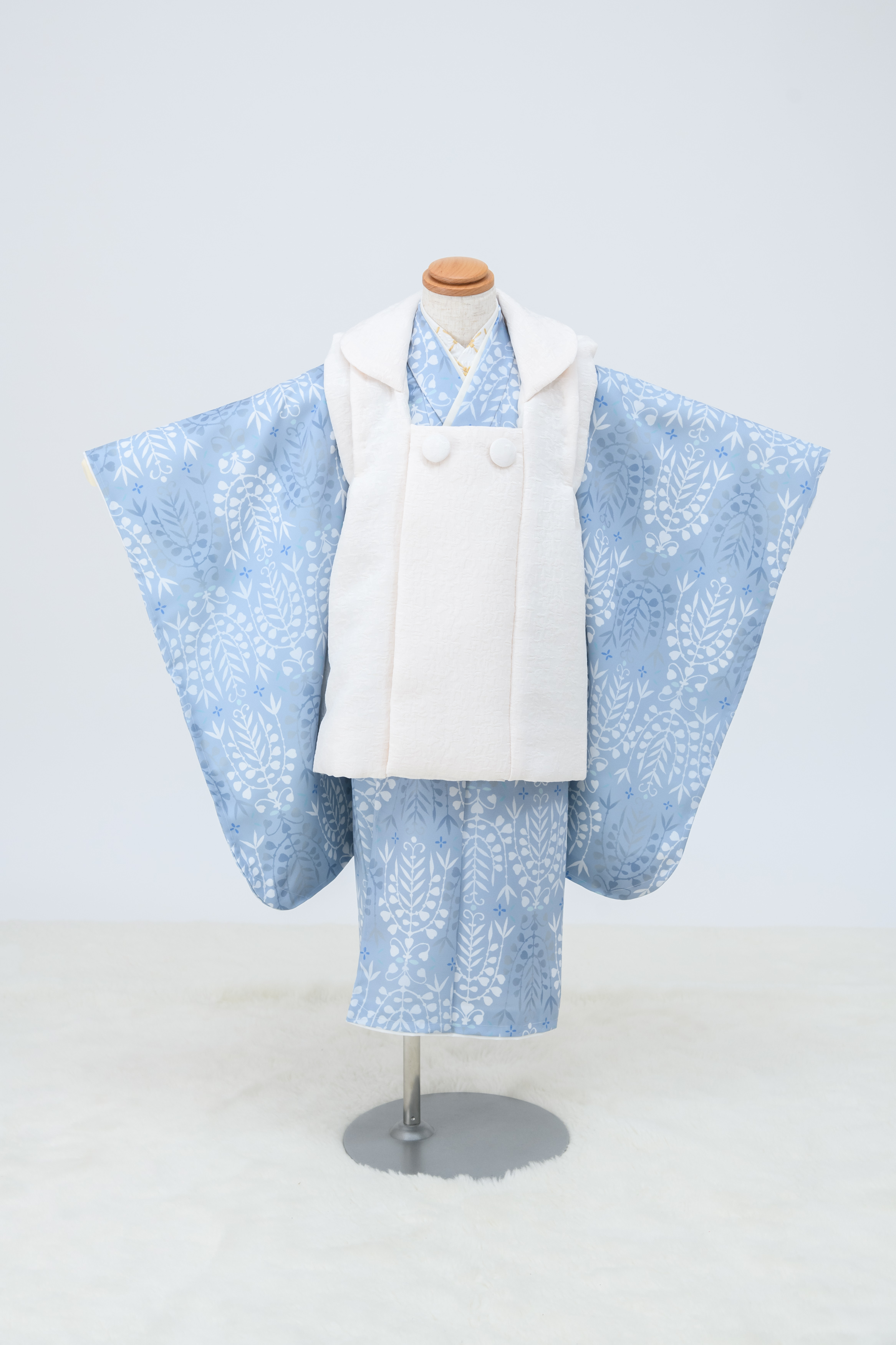 七五三 着物 3歳 販売 被布セット 女の子 京WA・KKA ブランド 鶴