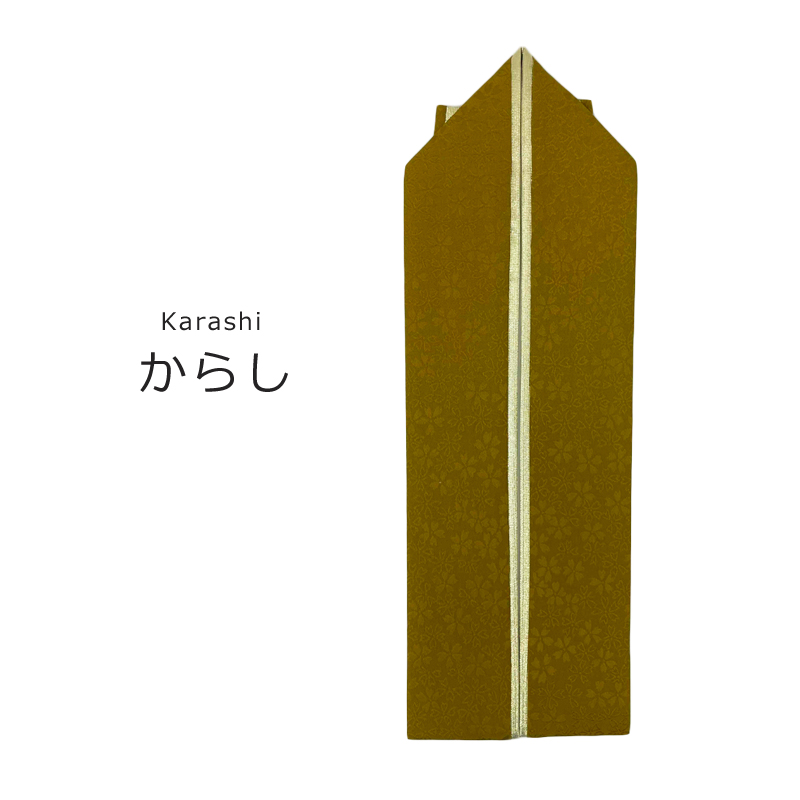正絹 くすみカラー 重ね衿 重ね襟 裏金 衿ピン 桜模様 重ねえり