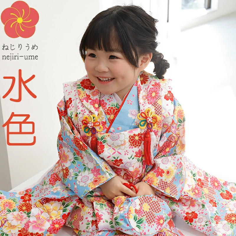 染織こだま 子ども 木綿着物 3点セット 仕立て上がり伊勢木綿02