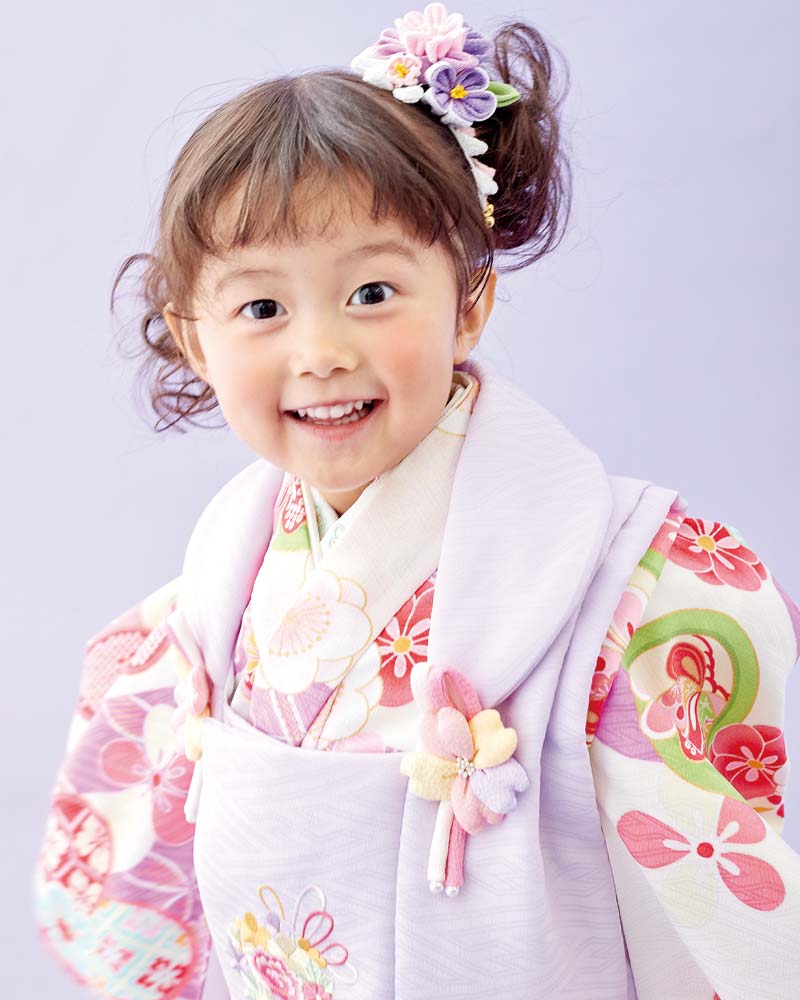 七五三 着物 3歳 販売 被布セット 日本製 女の子 モダン 3才