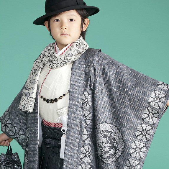 レンタル落ち販売】七五三 男の子 5歳 羽織袴 着物セット 龍 ブランド