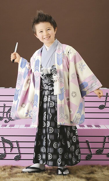 七五三 男の子 レンタル 5歳 羽織袴 フルセット 着物セット ブランド式
