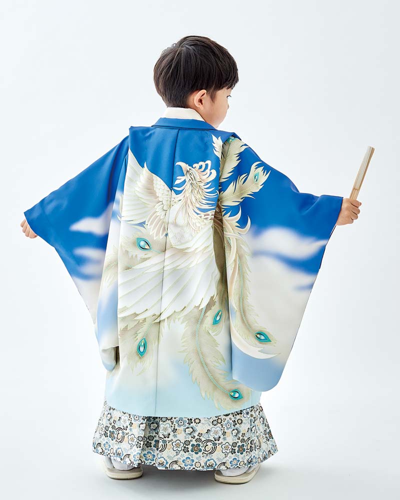 【即購入OK】七五三 3歳 男の子 ワンタッチ着物 袴セット 0708‐61 七五三 3歳 着物 男の子 購入 着物セット 5歳 袴 袴セット