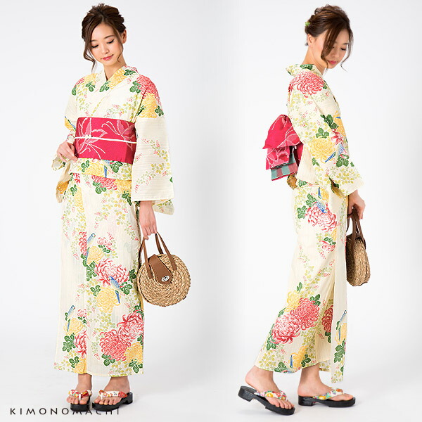 KIMONOMACHI （Prices down）浴衣 レディース 単品 京都きもの町