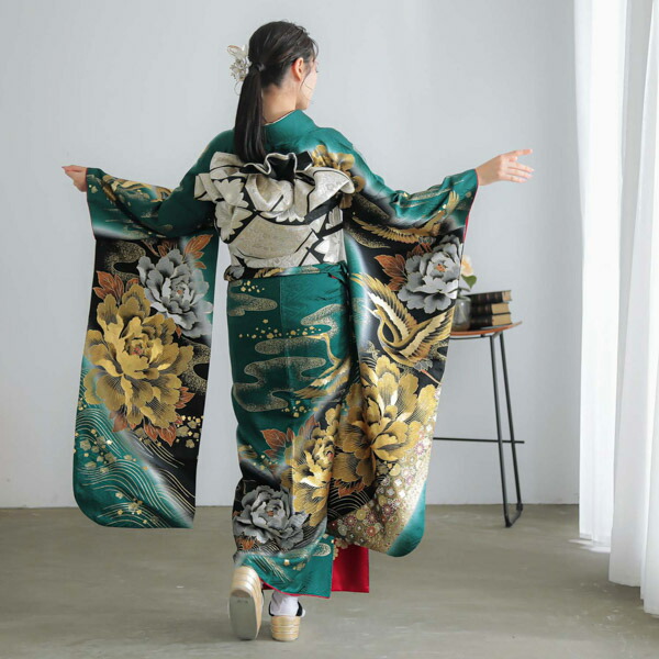 関芳　桂由美　振袖　未仕立て品 関芳 桂由美 振袖 未仕立て品 振