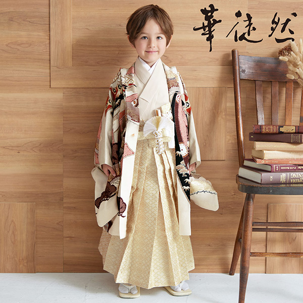 販売一掃 七五三 5歳 5才 新品 羽織 袴 着物セット 日本製 おりびと