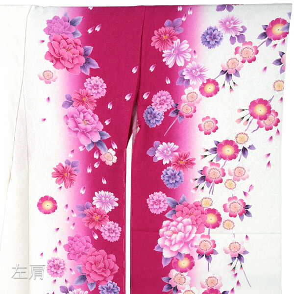 楽天市場】振袖 正絹 新品 仮絵羽 生地 単品 正絹 未仕立て品 紫