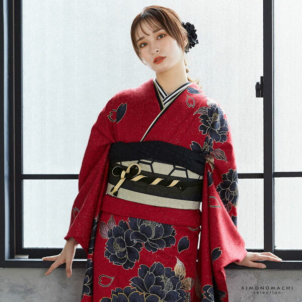 安い公式値下げ！振り袖セット成人式　帯、帯揚げ、帯締め、長襦袢　京都きもの友禅 着物・浴衣