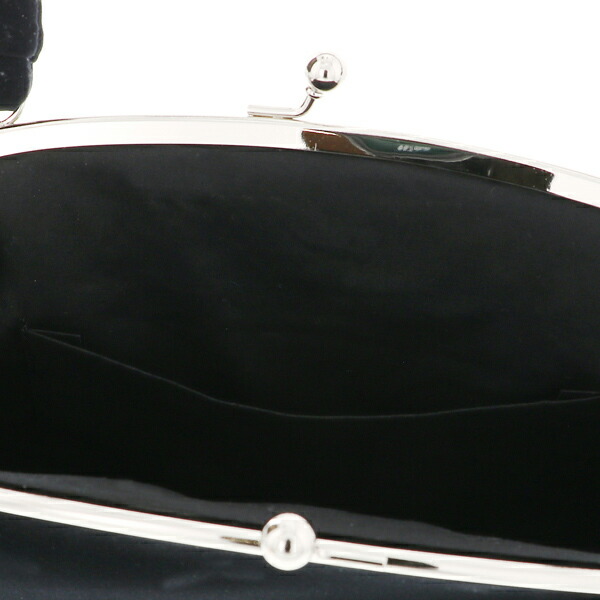 振袖 草履バッグセット「つまみのお花 黒」Fサイズ 振袖草履バッグ