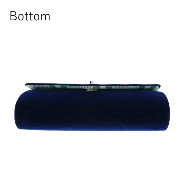 振袖 草履バッグセット「八重桜、菊 紺」Fサイズ 振袖草履バッグ 振袖