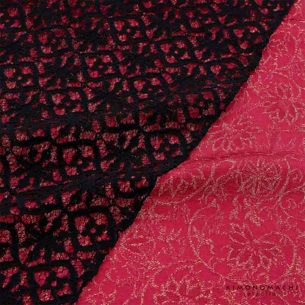 レース 帯揚げ 「サンドベージュ・ベージュ・ピンク・レッド・ブラウン