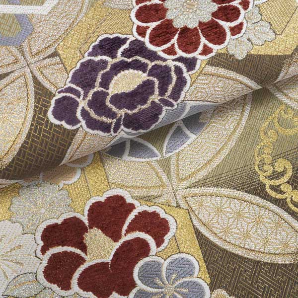 未仕立て 振袖 22点セット「MaMinette Reve 薄グレー 花の雪輪に梅」仮絵羽 振り袖 正絹 着物 ブランド振袖 成人式 結婚式 結納 パーティー 晴れ着 【メール便不可】