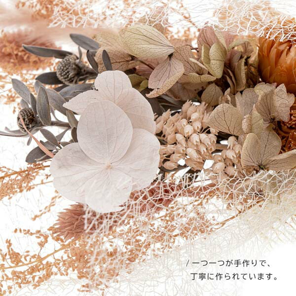 髪飾り 成人式 花髪飾り フラワーコーム「シャンペトルブーケ ベージュ