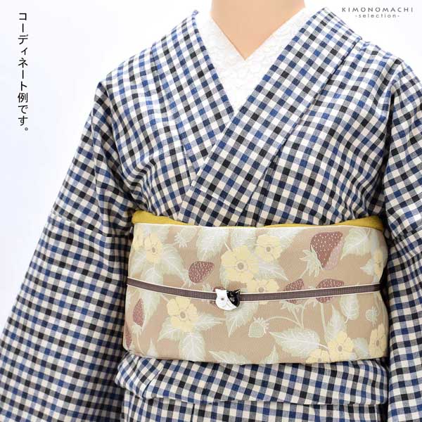 帯留め 単品「猫の帯留め」日本製 洒落小物 着物、浴衣に 帯どめ 帯留 和装小物【メール便不可】