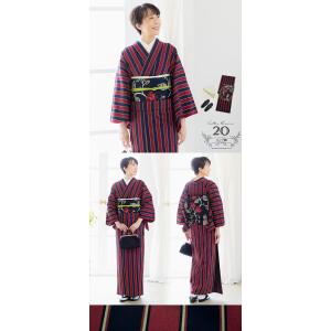 木綿の着物と名古屋帯 19点フルセット 木綿着物 単衣 洗える着物 日本製 kimonomachiオ...