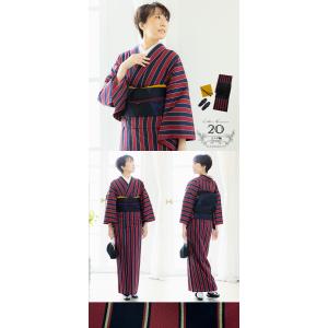 木綿の着物と京袋帯 19点フルセット 木綿着物 単衣 洗える着物 日本製 kimonomachiオリ...