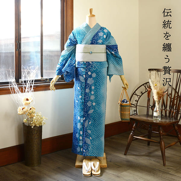有松絞り 浴衣 仕立て上り トールサイズ 綿麻 美品 有松絞り 浴衣 仕立て上り トールサイズ 綿麻 美品 - メルカリ