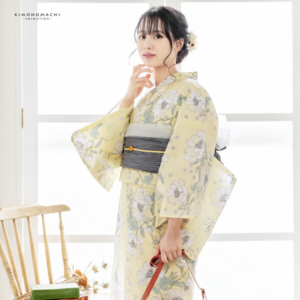 浴衣 レディース 女性浴衣単品 「レモンシフォ...の詳細画像5