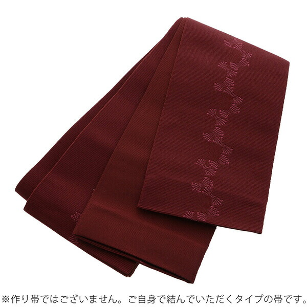 角帯 男性用角帯単品「赤紫色 束ね熨斗」日本製 ポリエステル 小袋帯 メンズ 男性用 紳士帯 浴衣帯 KIMONOMACHI 京都きもの町オリジナル【メール便不可】
