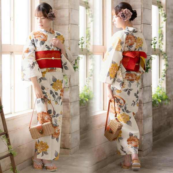 KIMONOMACHI 浴衣 セット レディース 大人 浴衣セット はじめての浴衣