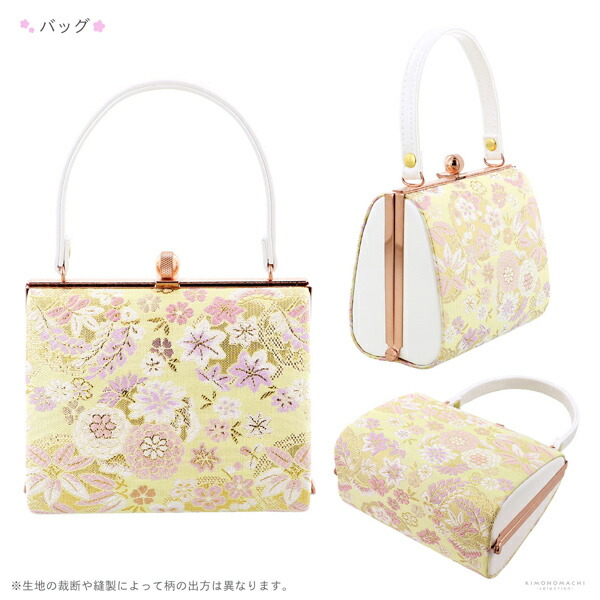 薄紫　金駒刺繍　四季の草花　七五三　7歳　13点フルセット 京都室町st. 七五三 7歳 女の子 正絹 金駒刺繍 古典柄 パステル