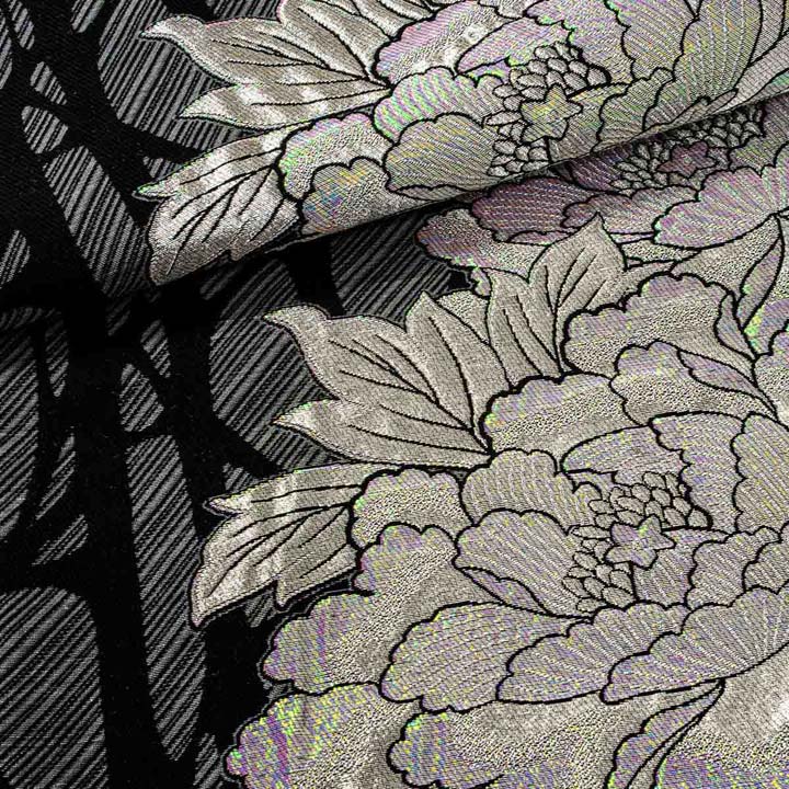 未仕立て 振袖 22点セット「Precious 白灰 桜に龍と荒波」仮絵羽 振り袖 正絹 着物 ブランド振袖 成人式 結婚式 結納 パーティー 晴れ着 【メール便不可】