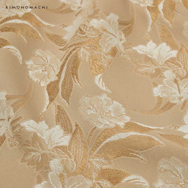 袴 セット 卒業式 女性 4点セット「二尺袖：ベージュ ジャガード織