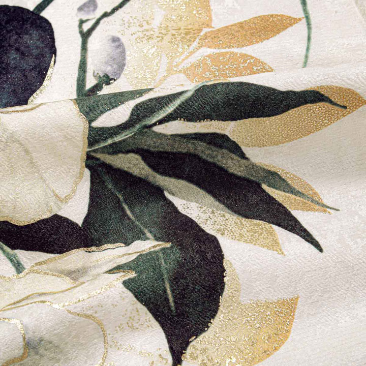 未仕立て 振袖 22点セット「FURURU 白 洋花のリース」仮絵羽 振り袖 正絹 着物 ブランド振袖 成人式 結婚式 結納 パーティー 晴れ着 【メール便不可】