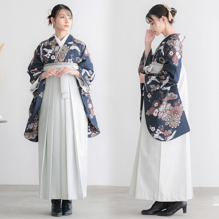 KIMONOMACHI 京都きもの町 袴セット 卒業式 楽天市場】袴 セット 卒業式 女性 4点セット「二尺袖：丸花更紗