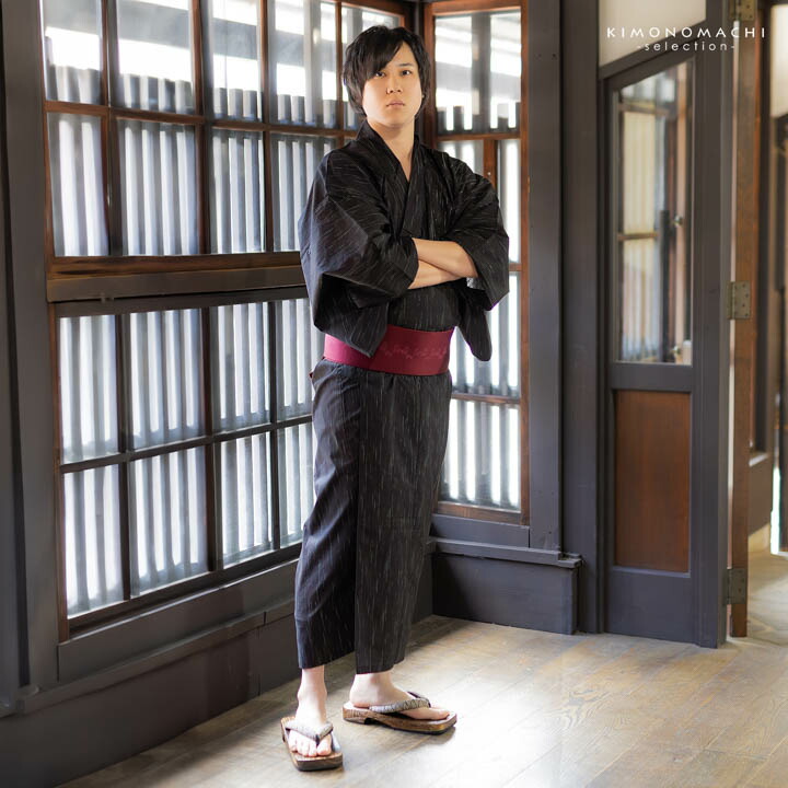 浴衣 両面染め メンズ 男性用浴衣 単品「st...の詳細画像2
