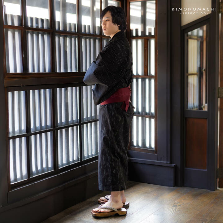 浴衣 両面染め メンズ 男性用浴衣 単品「st...の詳細画像4
