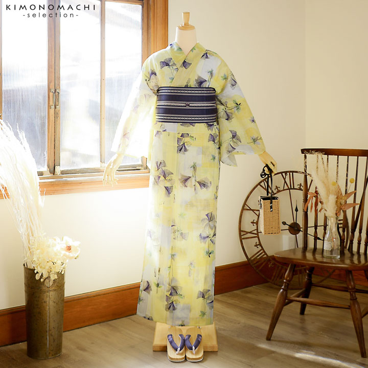 女性の着物掛軸 漢字の詩付き 掛け軸-百寿／吉田清悠（尺五あんどん・桐箱・風鎮付き）丈の