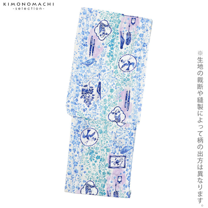 みすゞうた 黄色と青の花柄 『小鳥と鈴と』ブランド浴衣 単品　フリーサイズ 楽天市場】(浴衣値下げ価格据え置き8/14迄)【Prices down2】み